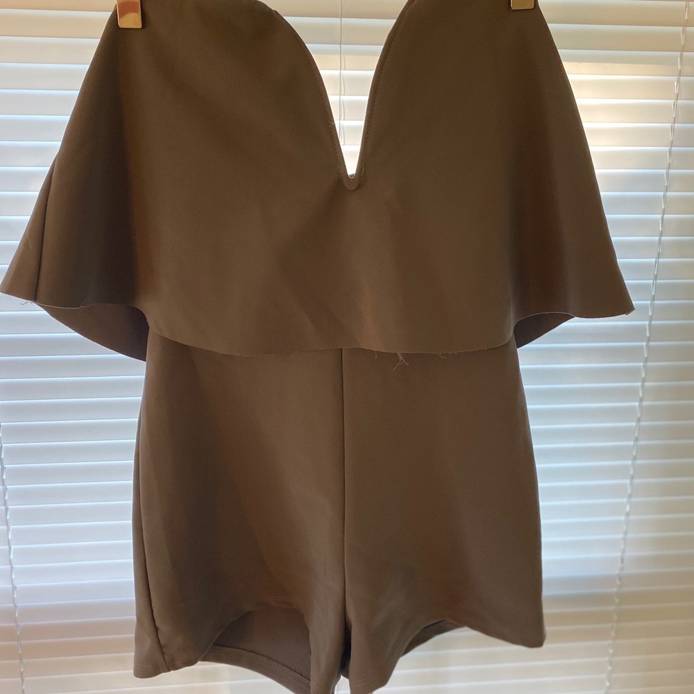 V Cut Romper